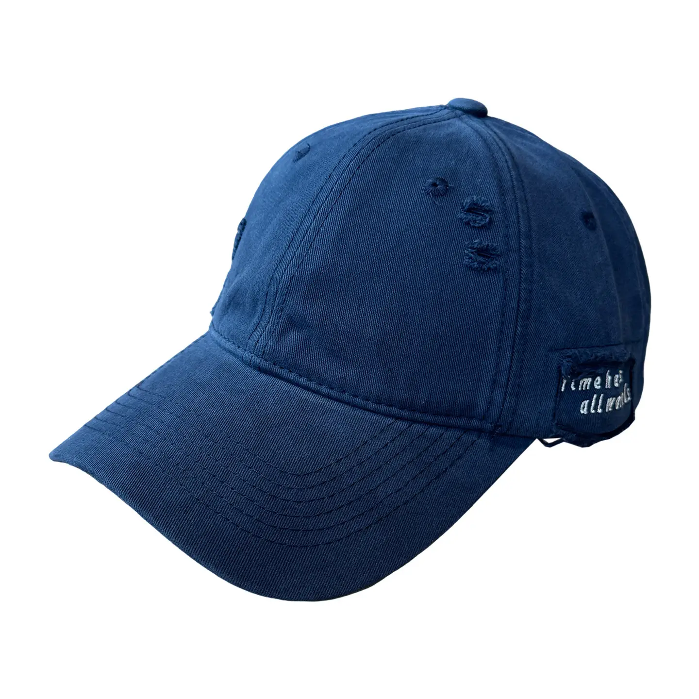 Autumn Distressed Baseball Caps for Women Large Head Wide Brim - Image 13