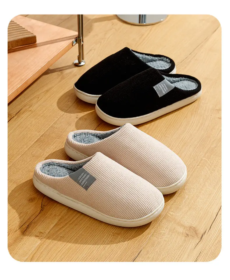 Women Cotton Slippers Warm Anti-Slip Winter Indoor — feature 14
