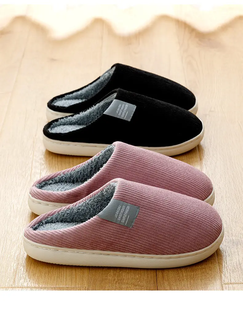 Women Cotton Slippers Warm Anti-Slip Winter Indoor — feature 16