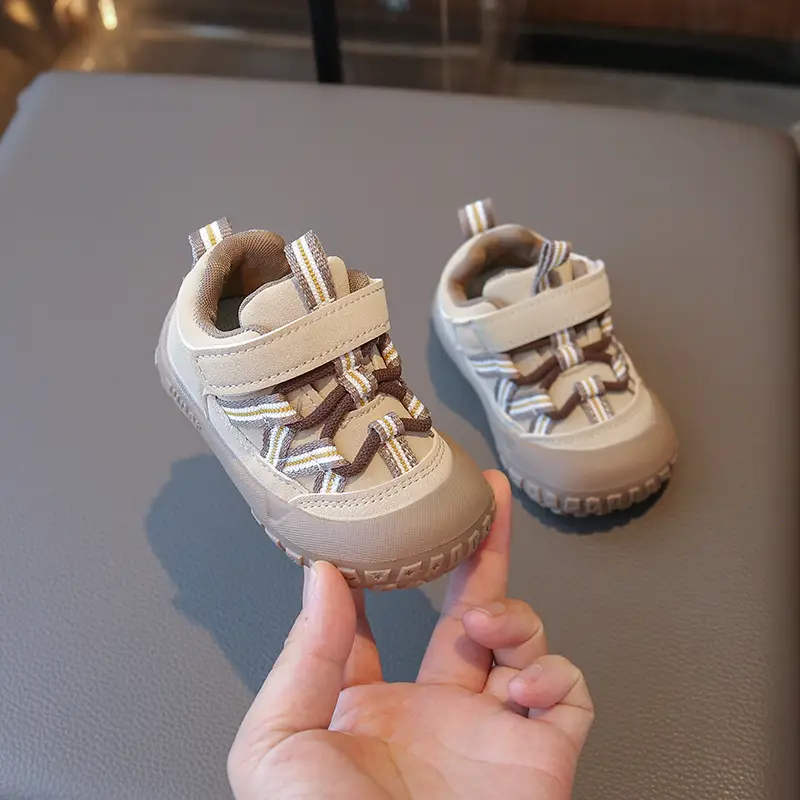 Children's Toddler Shoes Spring & Fall New Beginner Baby Shoes 1-2-3 Years Old Soft Sole Non-Slip Breathable Baby Shoes - Image 6