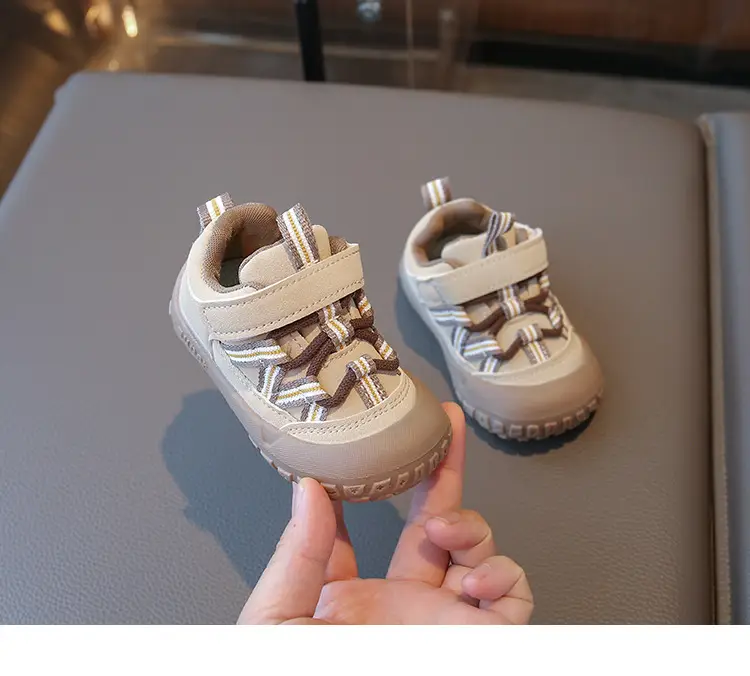 Children's Toddler Shoes Spring & Fall New Beginner Baby Shoes 1-2-3 Years Old Soft Sole Non-Slip Breathable Baby Shoes — feature 10