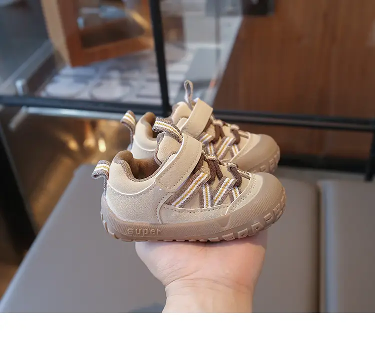 Children's Toddler Shoes Spring & Fall New Beginner Baby Shoes 1-2-3 Years Old Soft Sole Non-Slip Breathable Baby Shoes — feature 11