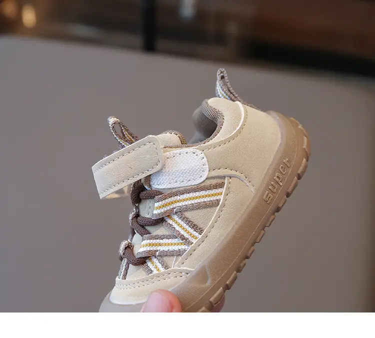 Children's Toddler Shoes Spring & Fall New Beginner Baby Shoes 1-2-3 Years Old Soft Sole Non-Slip Breathable Baby Shoes — feature 20