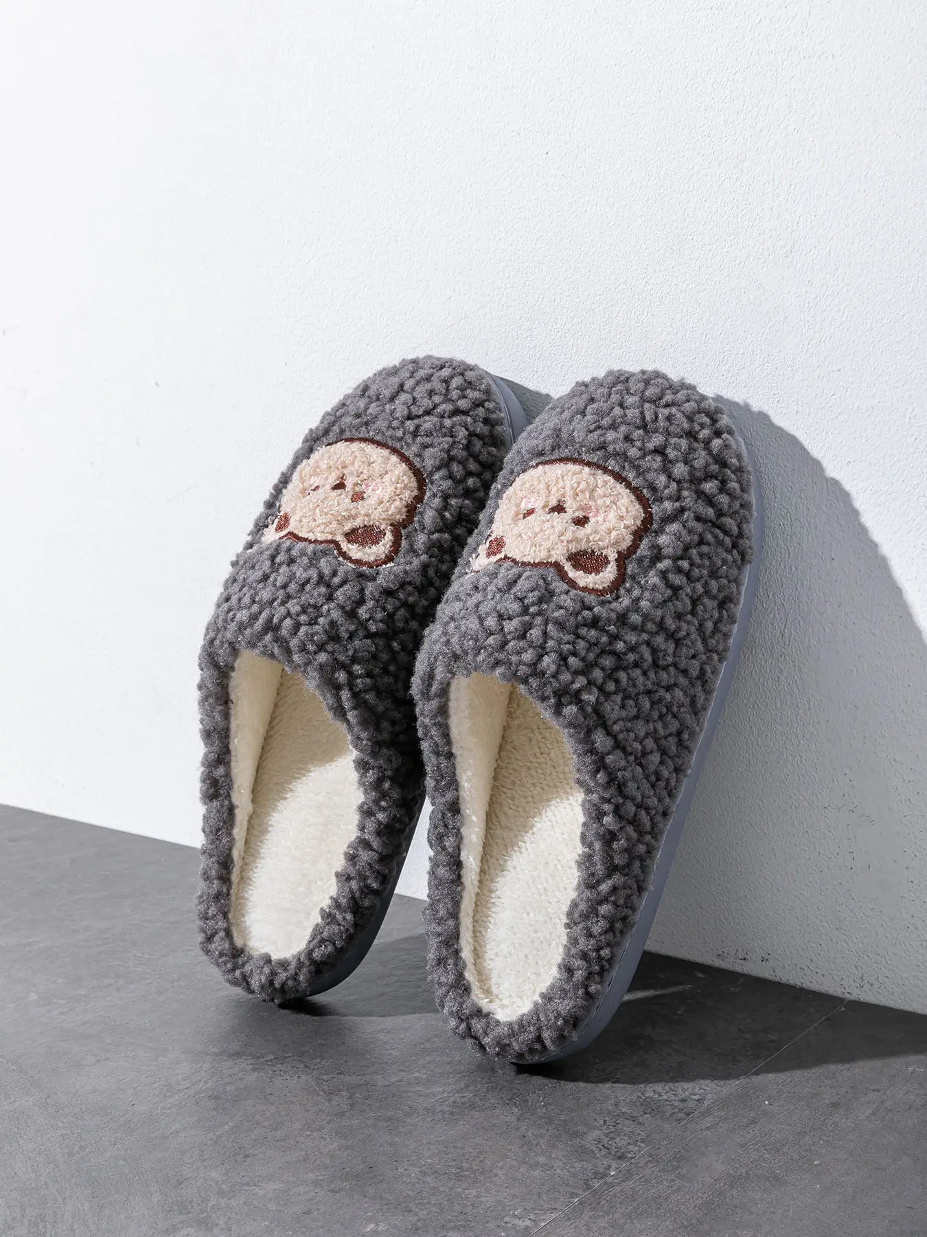 2025 Winter Cotton Slippers for Women Pink Bear Design — feature 22