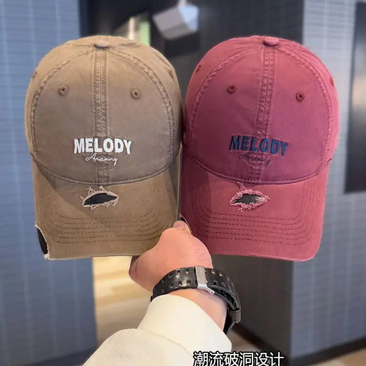 Korean Style Embroidered Baseball Cap for Women Men - Image 8