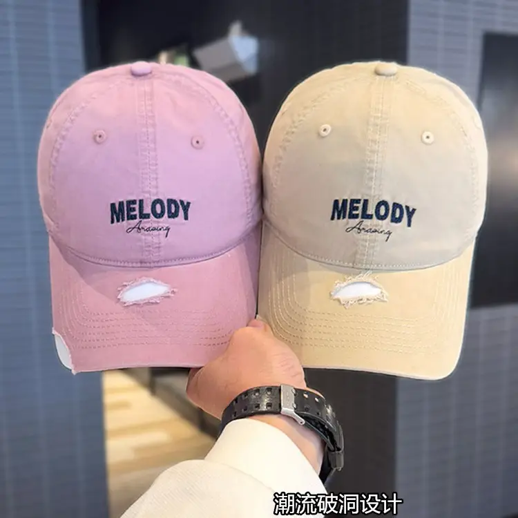 Korean Style Embroidered Baseball Cap for Women Men - Image 9