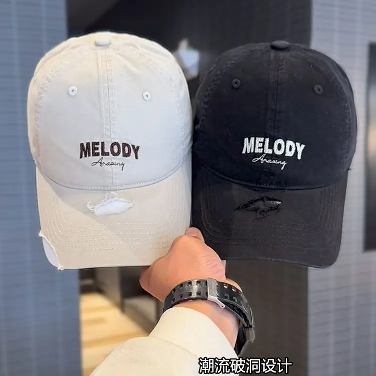Korean Style Embroidered Baseball Cap for Women Men - Image 10