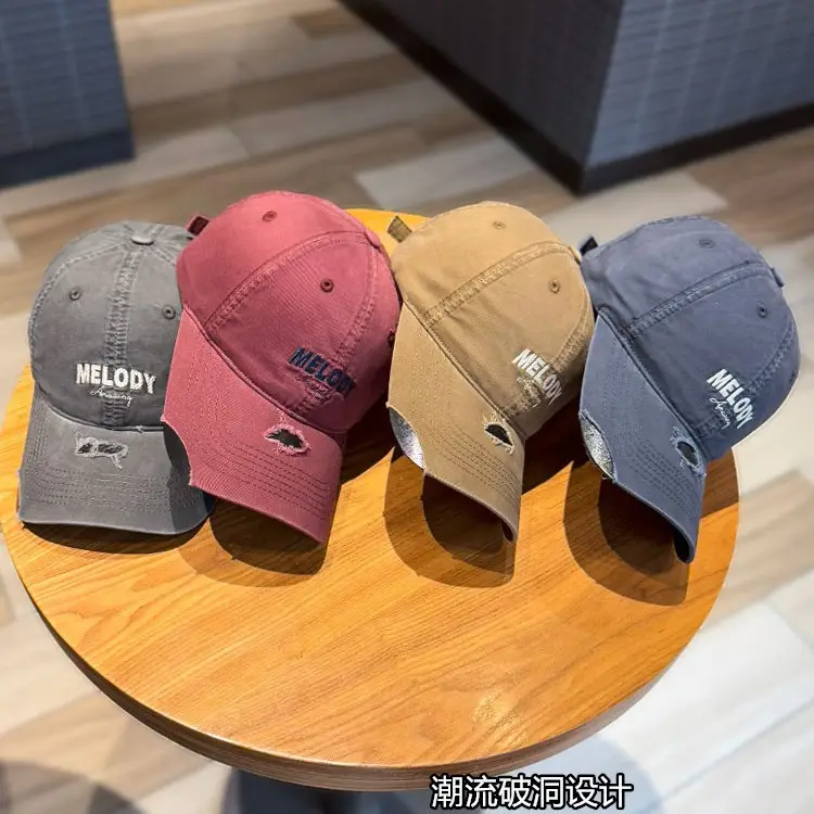 Korean Style Embroidered Baseball Cap for Women Men - Image 11