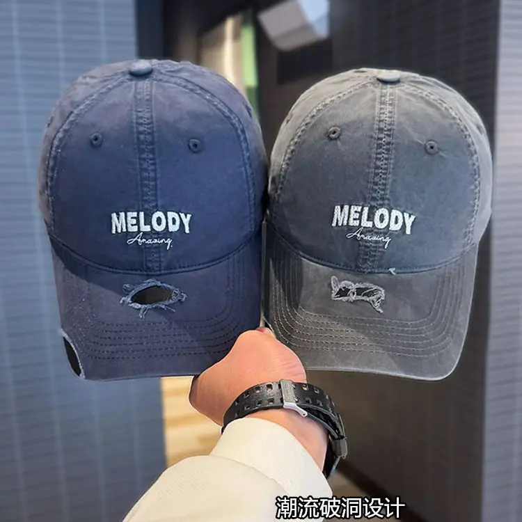 Korean Style Embroidered Baseball Cap for Women Men - Image 12