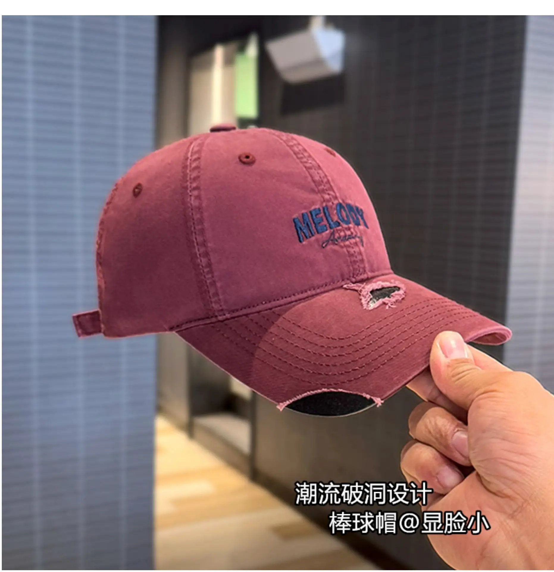 Korean Style Embroidered Baseball Cap for Women Men — feature 11