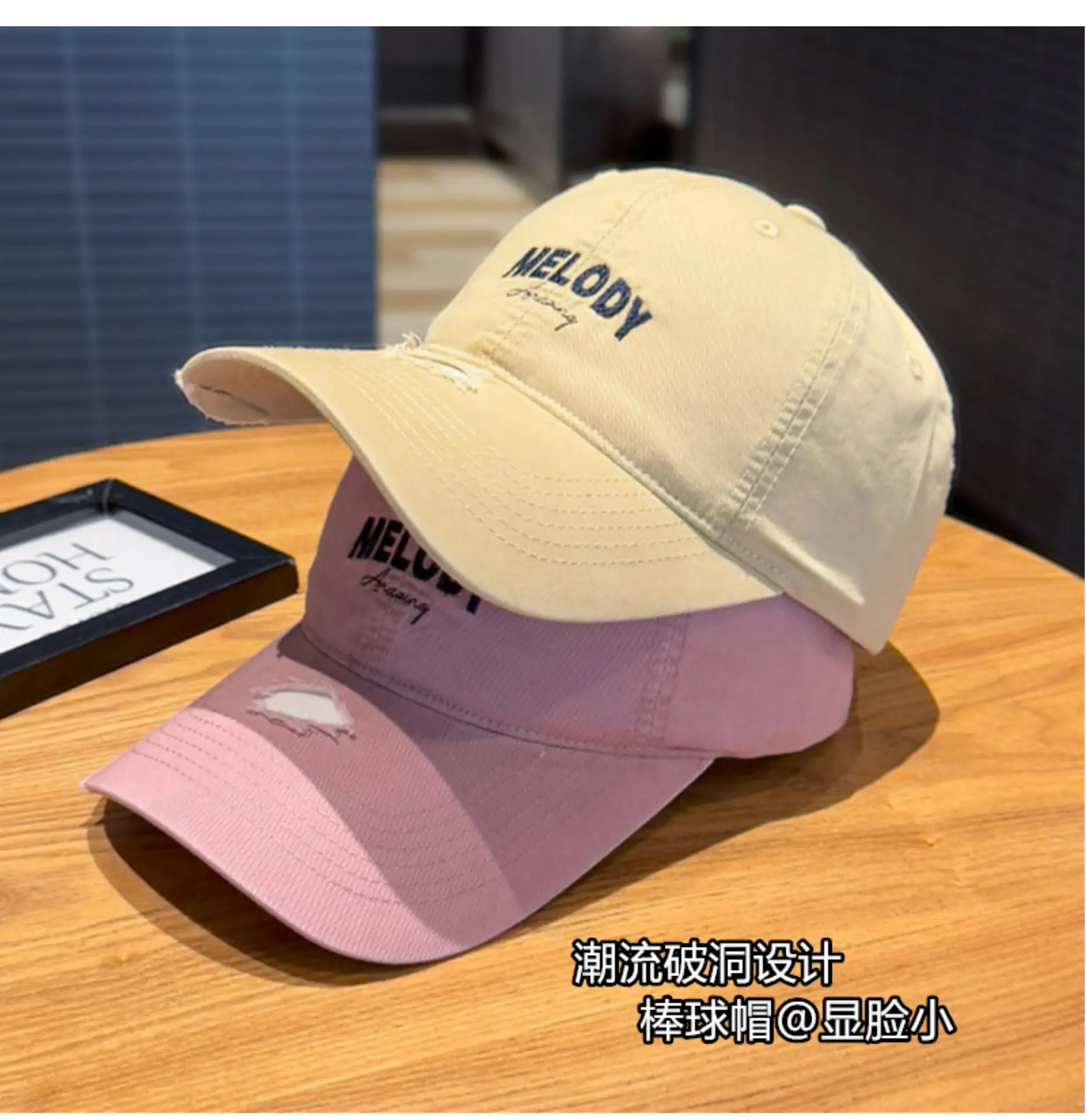 Korean Style Embroidered Baseball Cap for Women Men — feature 4