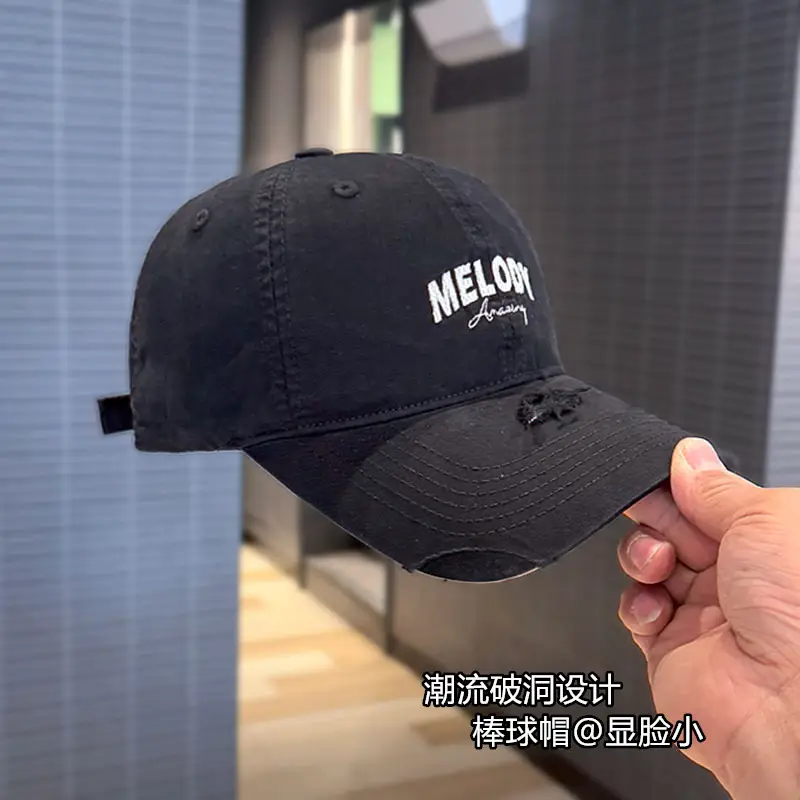 Korean Style Embroidered Baseball Cap for Women Men - Image 3