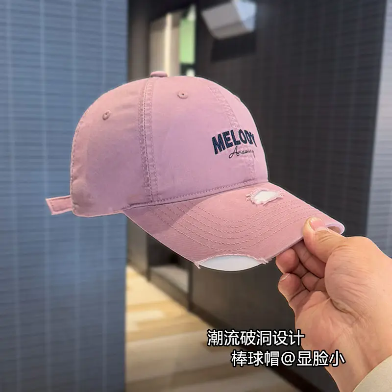 Korean Style Embroidered Baseball Cap for Women Men - Image 4