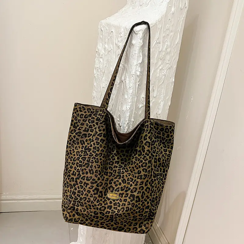 Leopard Print Reversible Shoulder Bag for Women — feature 27