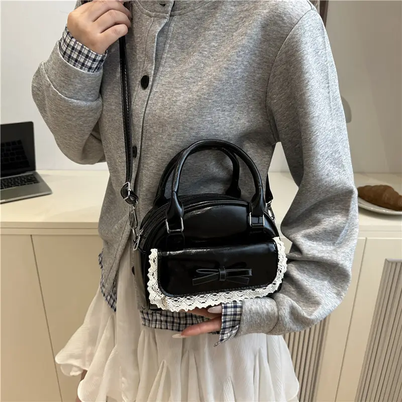 Women's Creamy Bow Crossbody Bag 2025 New Style - Image 7