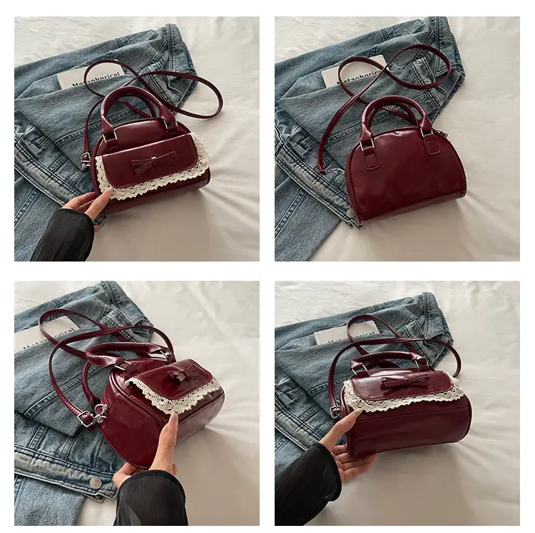 Women's Creamy Bow Crossbody Bag 2025 New Style — feature 11