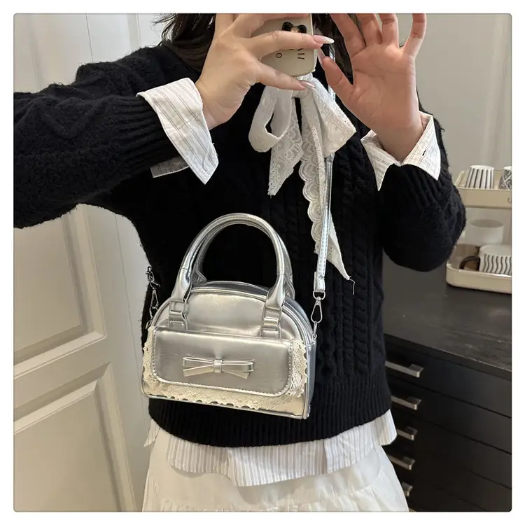Women's Creamy Bow Crossbody Bag 2025 New Style — feature 20