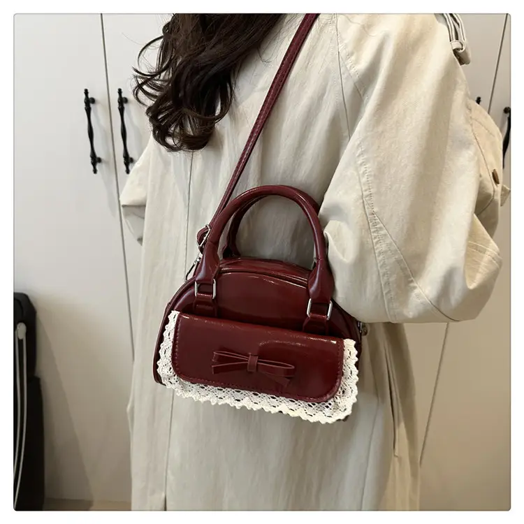 Women's Creamy Bow Crossbody Bag 2025 New Style — feature 22