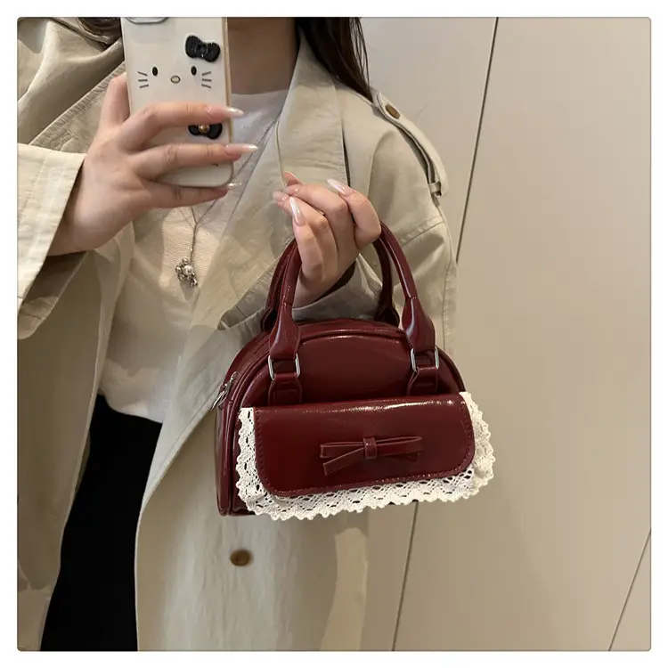 Women's Creamy Bow Crossbody Bag 2025 New Style — feature 25