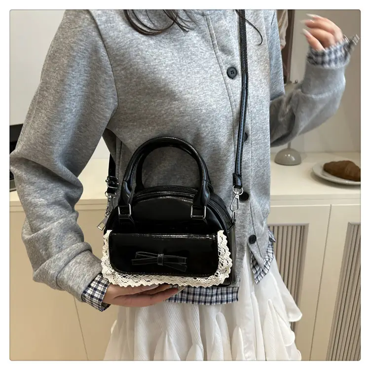 Women's Creamy Bow Crossbody Bag 2025 New Style — feature 28