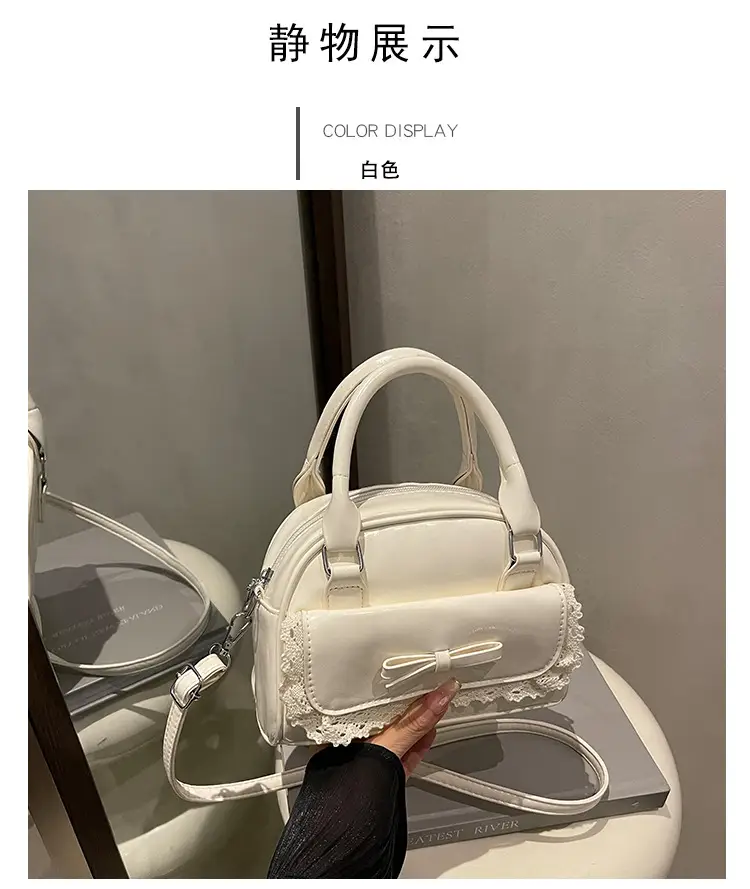 Women's Creamy Bow Crossbody Bag 2025 New Style — feature 30