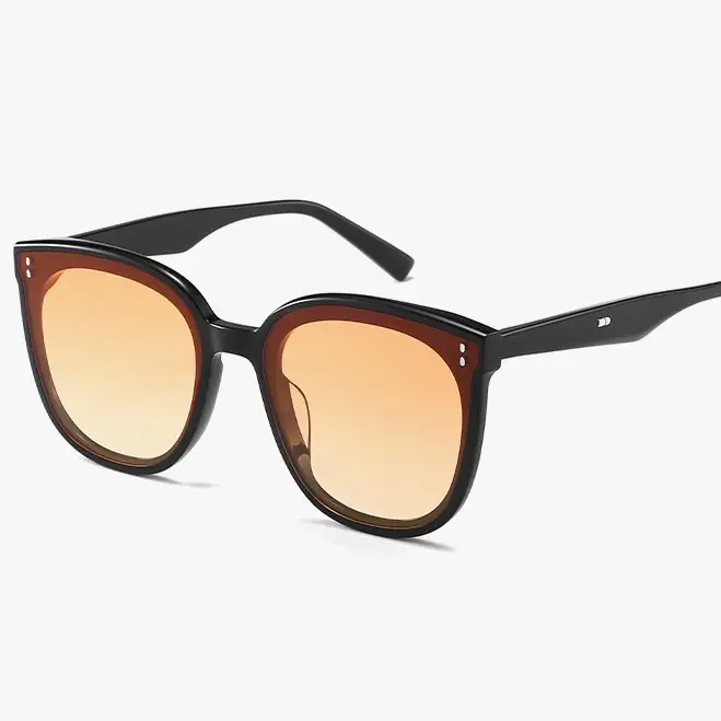 Anti-Uv Sunglasses Rosy Sunset Couple Men Women Large Frame - Image 13