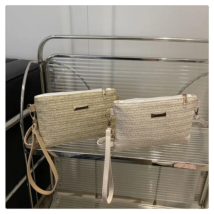 Women's Woven Crossbody Bag Small Square Handheld Mobile Bag — feature 26