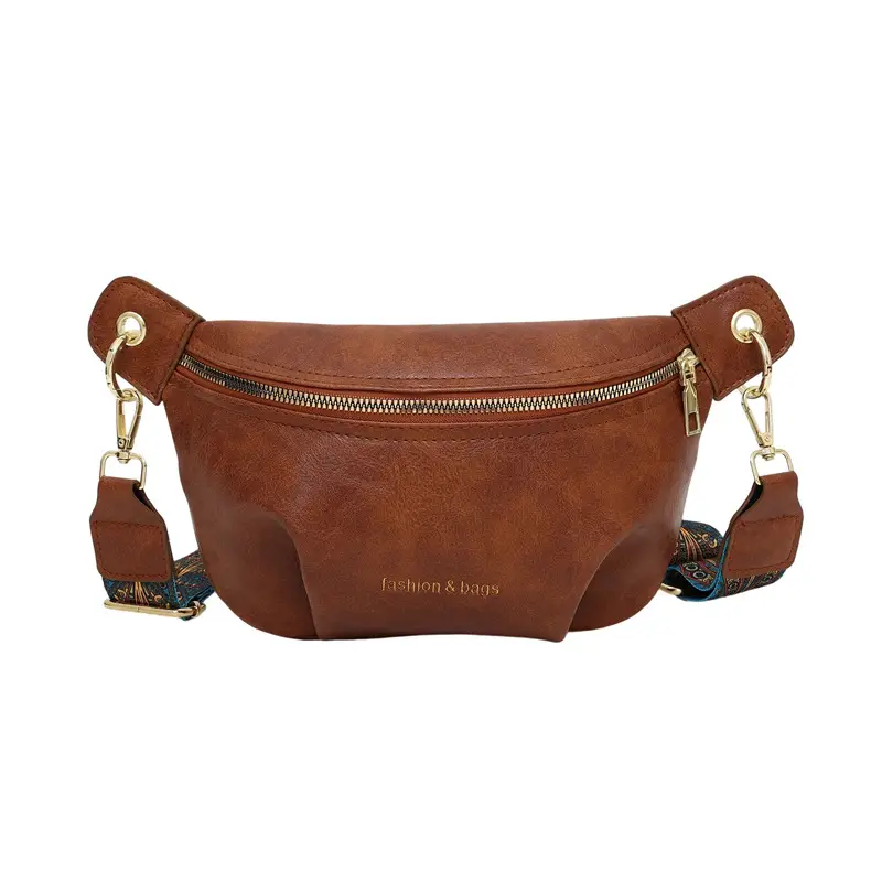 Retro Blue Embroidered Shoulder Bag for Women - Image 8