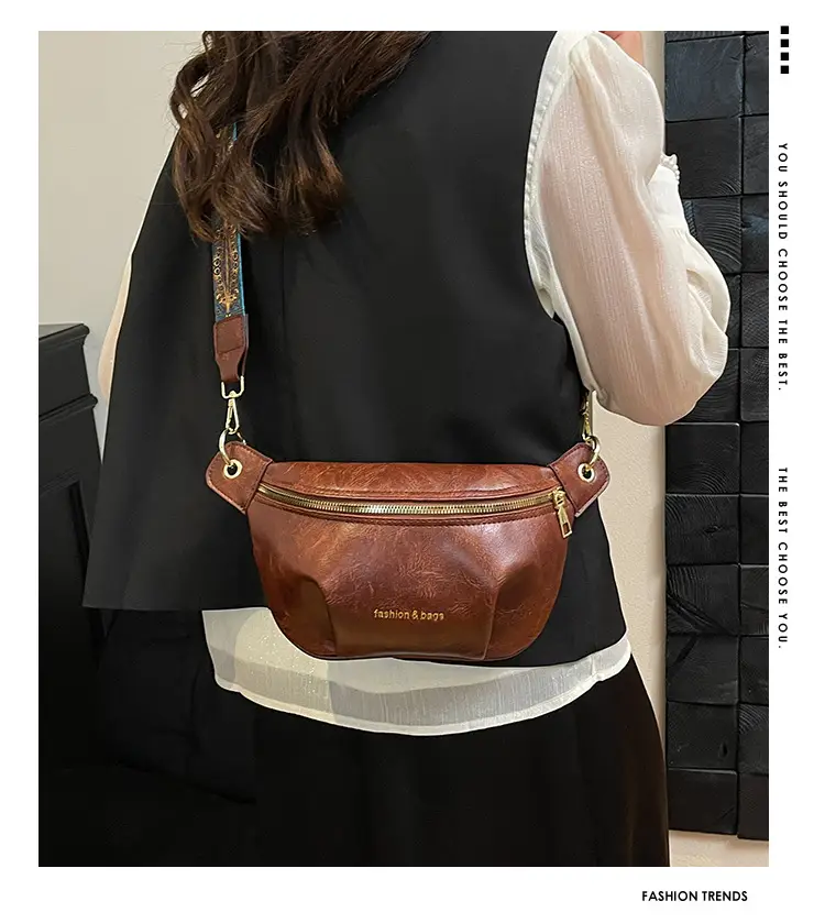 Retro Blue Embroidered Shoulder Bag for Women — feature 1