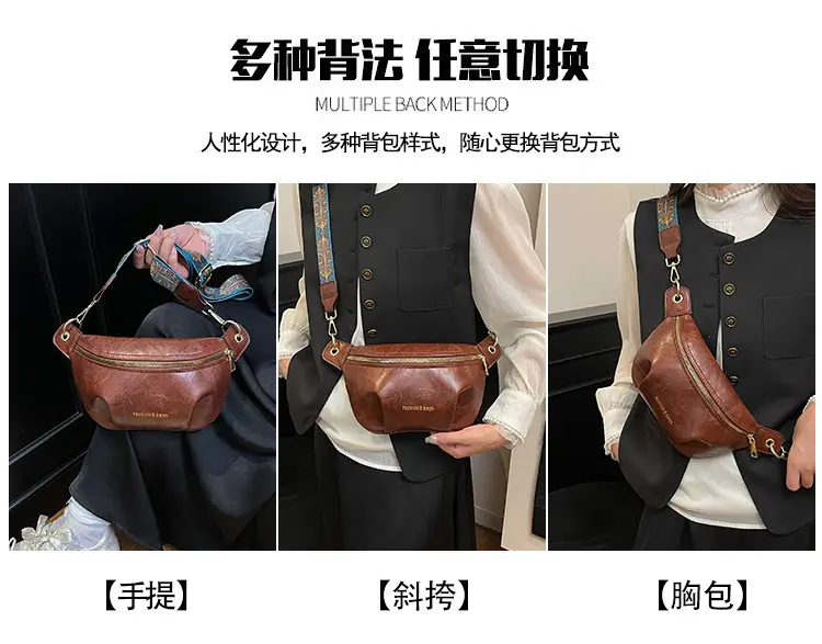 Retro Blue Embroidered Shoulder Bag for Women — feature 12