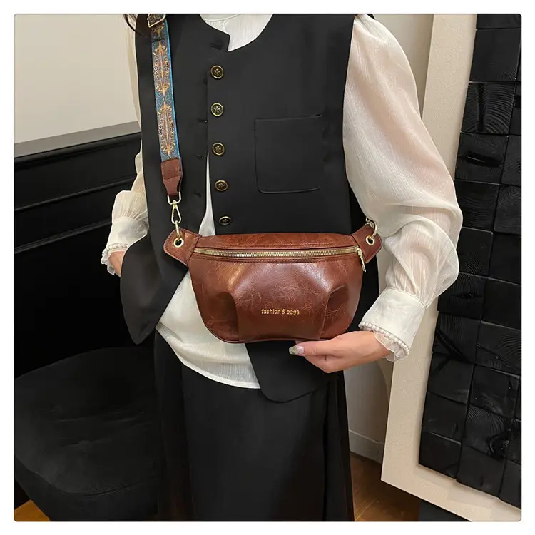 Retro Blue Embroidered Shoulder Bag for Women — feature 17