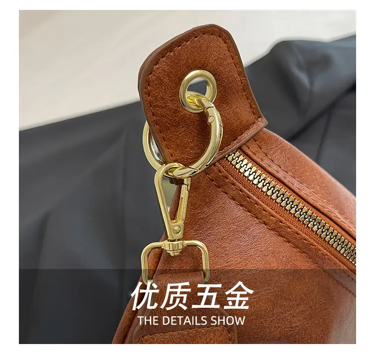 Retro Blue Embroidered Shoulder Bag for Women — feature 7