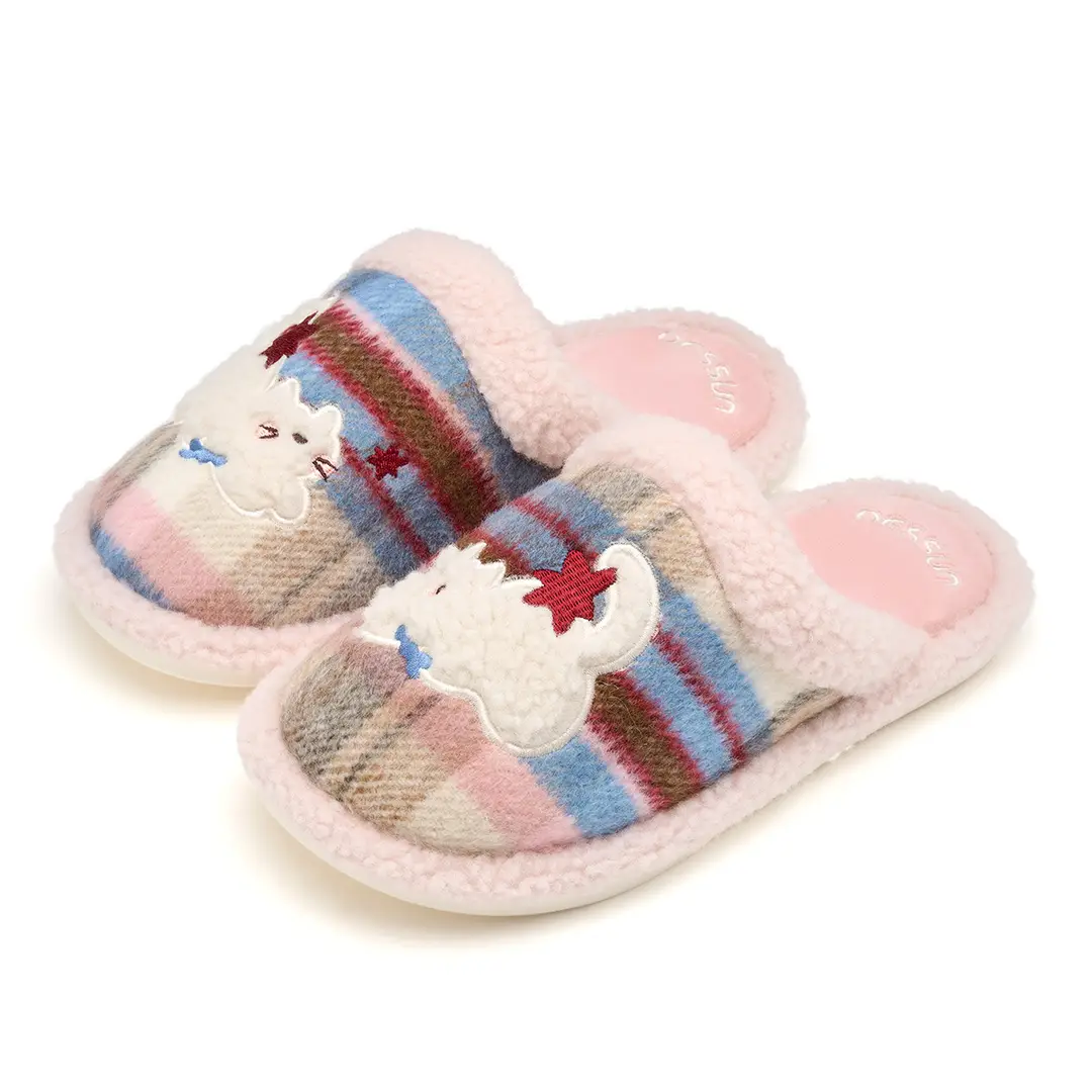 Cotton Slippers for Women Winter 2025 New Indoor Home Warm Wool Slippers for Men Home Men Autumn and Winter - Image 16