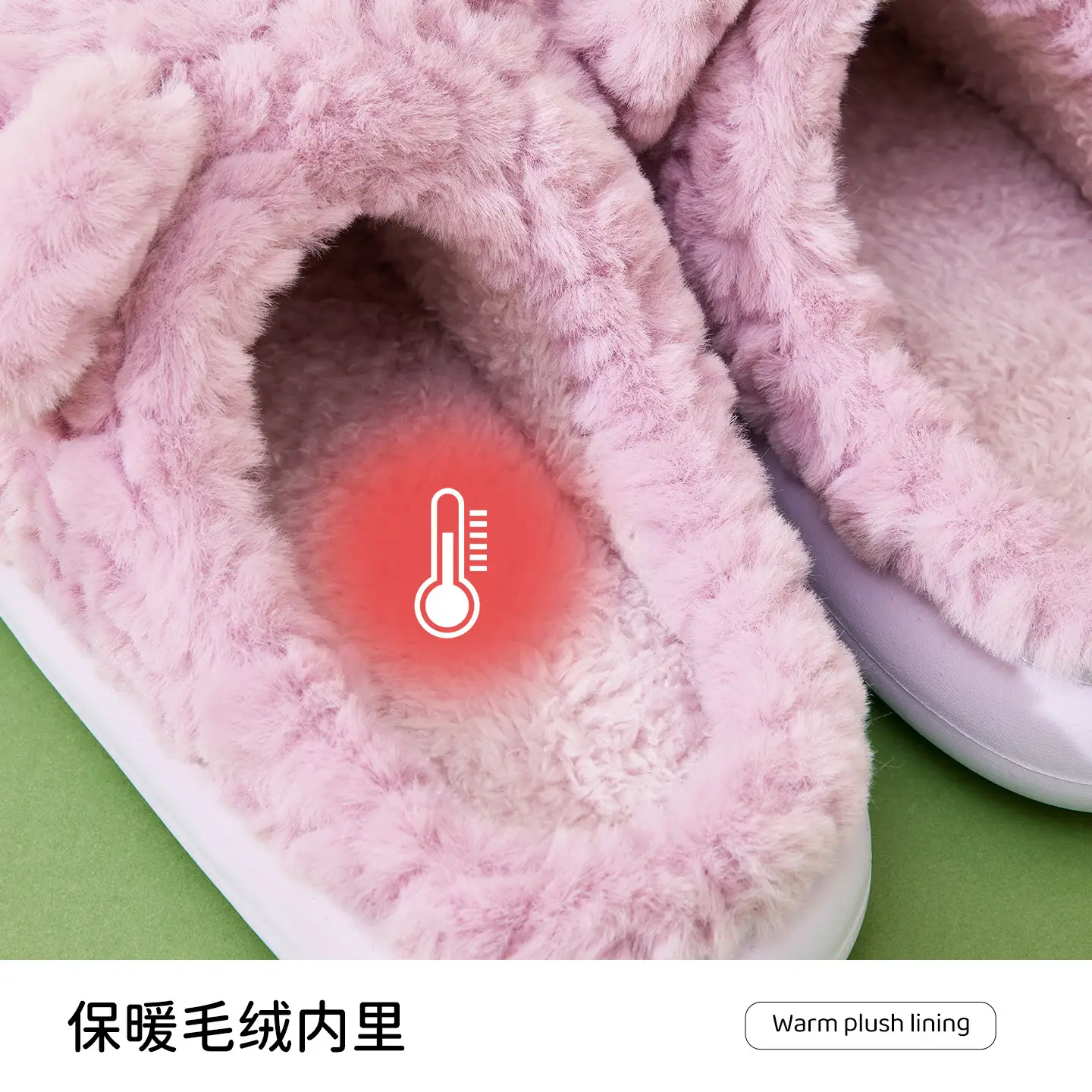 Warm Plush Cotton Slippers for Women Autumn Winter - Image 5