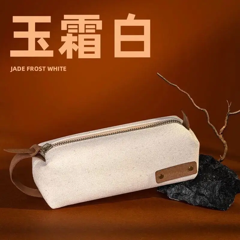New Simple Pencil Case Niche Ins Style Large Capacity High-Value Stationery Box Junior High School Students Portable Zipper Pencil Case — feature 13
