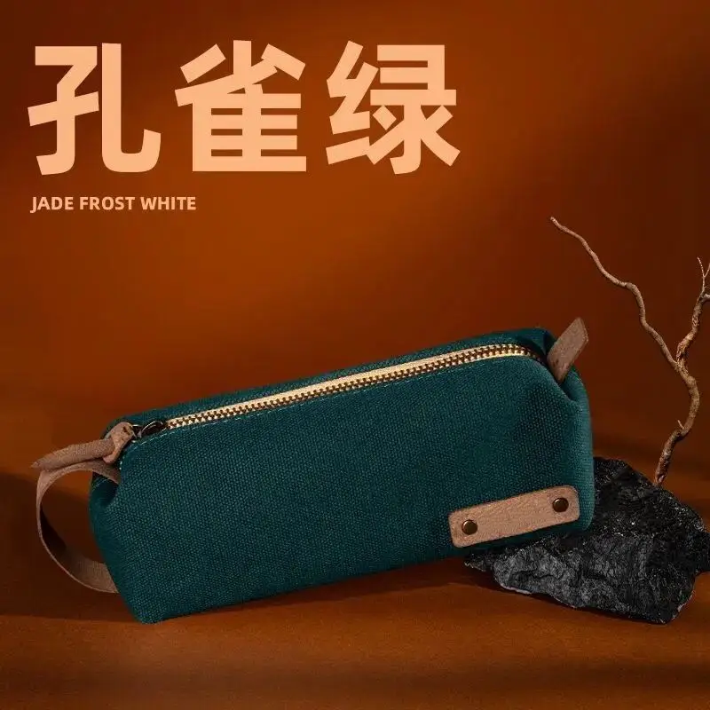 New Simple Pencil Case Niche Ins Style Large Capacity High-Value Stationery Box Junior High School Students Portable Zipper Pencil Case — feature 14