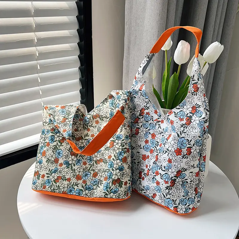 Trendy Floral Japanese Style Shoulder Bag for Women - Image 6