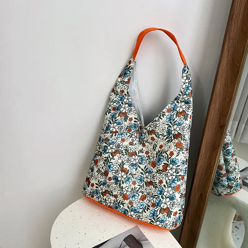 Trendy Floral Japanese Style Shoulder Bag for Women — feature 14