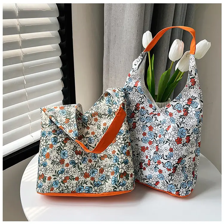 Trendy Floral Japanese Style Shoulder Bag for Women — feature 4