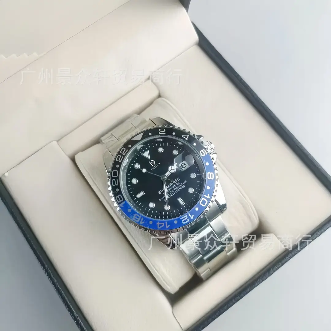 Laojia Water Ghost Men's Watch Black Water Ghost New Calendar Watch Men's Business Quartz Watch Cross-Border Hot Sale Foreign Trade