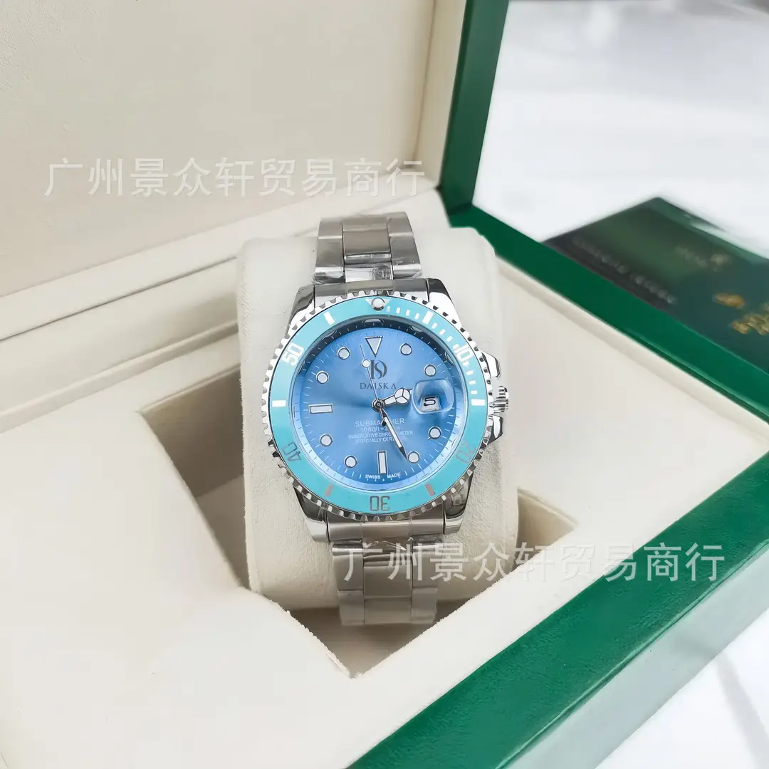 Laojia Water Ghost Men's Watch Black Water Ghost New Calendar Watch Men's Business Quartz Watch Cross-Border Hot Sale Foreign Trade