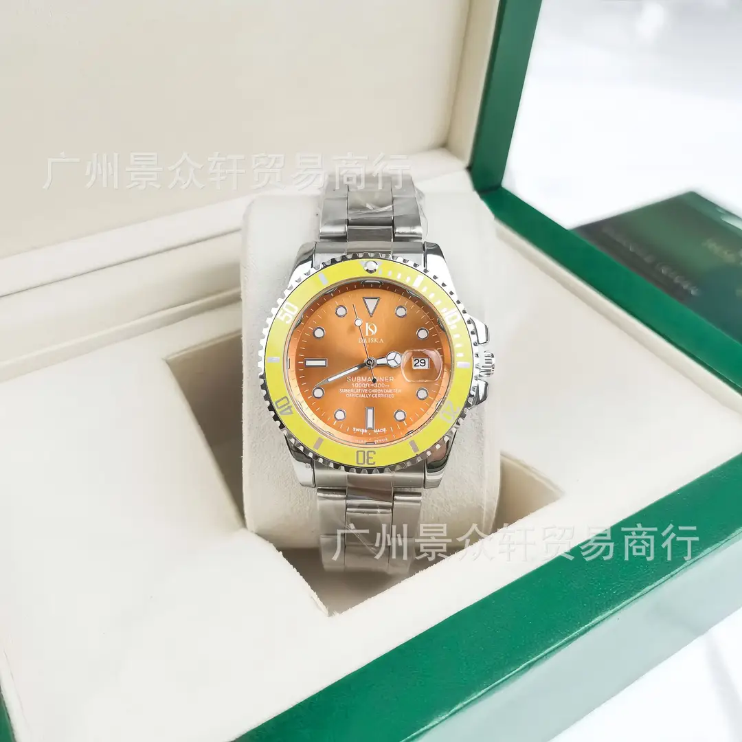 Laojia Water Ghost Men's Watch Black Water Ghost New Calendar Watch Men's Business Quartz Watch Cross-Border Hot Sale Foreign Trade