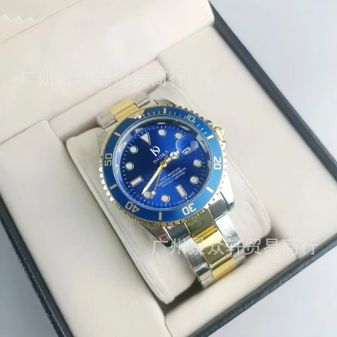 Laojia Water Ghost Men's Watch Black Water Ghost New Calendar Watch Men's Business Quartz Watch Cross-Border Hot Sale Foreign Trade