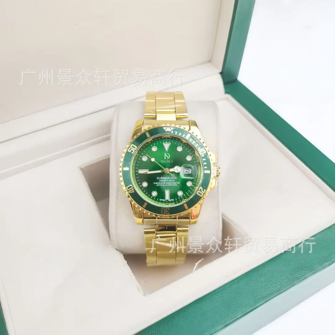 Laojia Water Ghost Men's Watch Black Water Ghost New Calendar Watch Men's Business Quartz Watch Cross-Border Hot Sale Foreign Trade