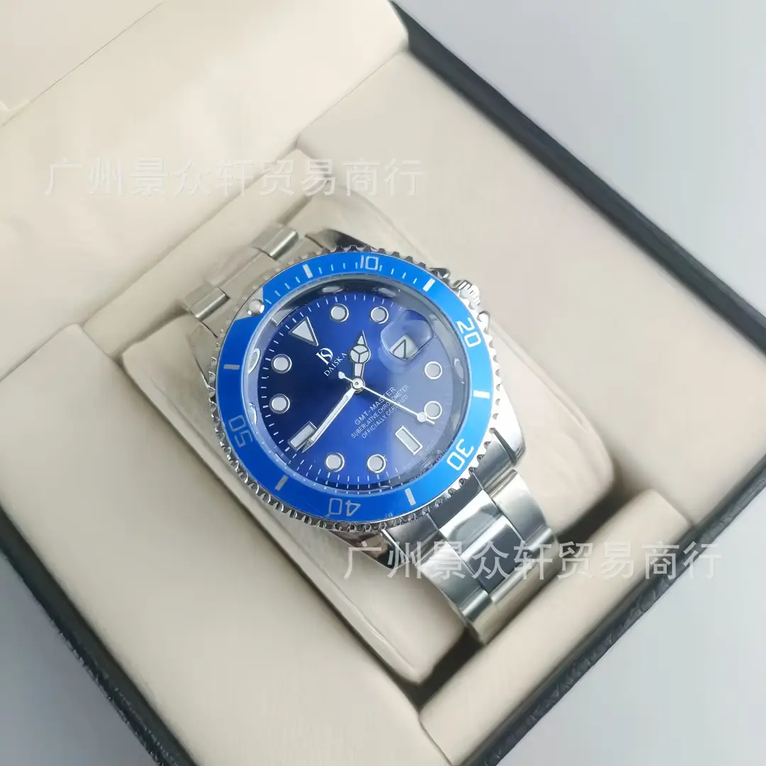 Laojia Water Ghost Men's Watch Black Water Ghost New Calendar Watch Men's Business Quartz Watch Cross-Border Hot Sale Foreign Trade