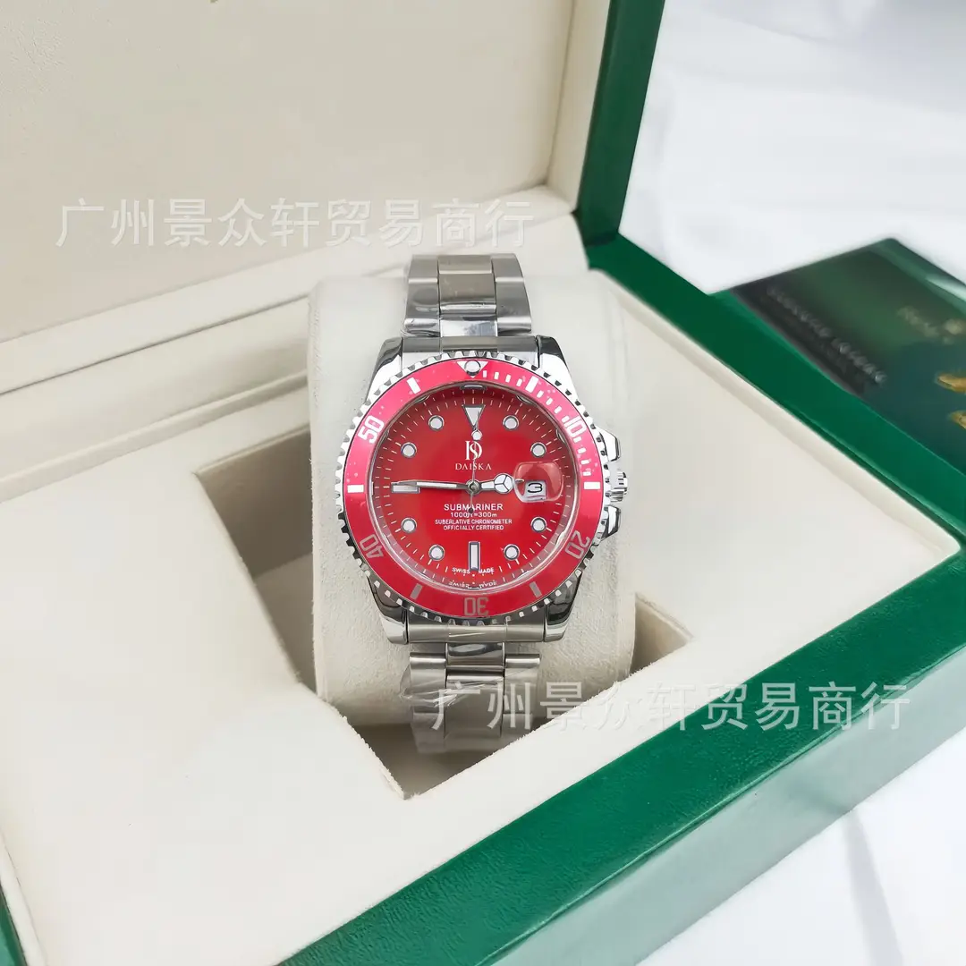 Laojia Water Ghost Men's Watch Black Water Ghost New Calendar Watch Men's Business Quartz Watch Cross-Border Hot Sale Foreign Trade