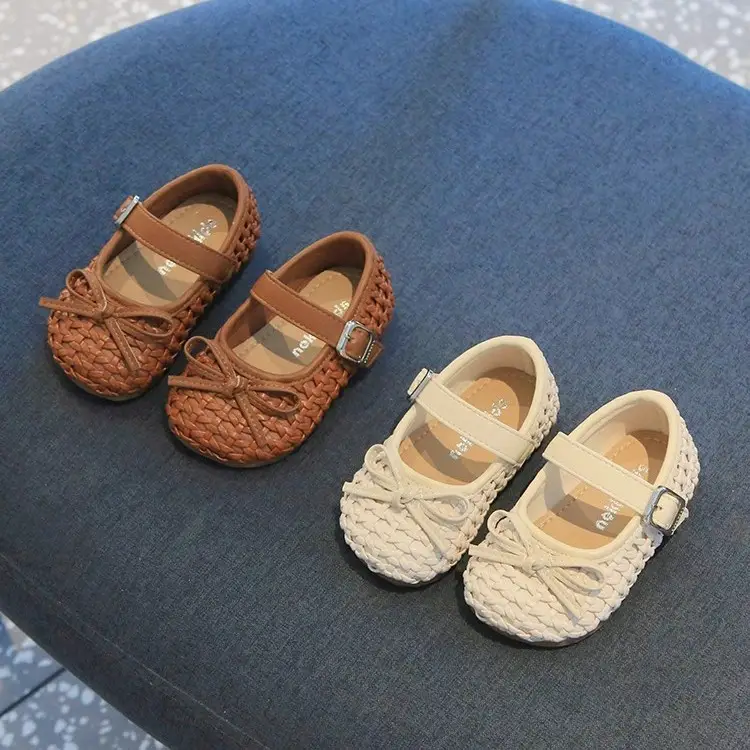 2025 New Autum Baby Princess Shoes Soft Sole Non-Slip Girls' Small Leather Shoes Baby Shoes 1--3 Years Old Toddler Shoes - Image 3