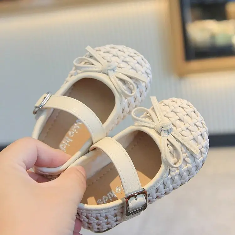 2025 New Autum Baby Princess Shoes Soft Sole Non-Slip Girls' Small Leather Shoes Baby Shoes 1--3 Years Old Toddler Shoes - Image 5