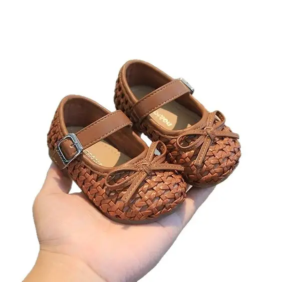 2025 New Autum Baby Princess Shoes Soft Sole Non-Slip Girls' Small Leather Shoes Baby Shoes 1--3 Years Old Toddler Shoes - Image 7