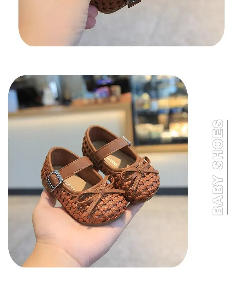2025 New Autum Baby Princess Shoes Soft Sole Non-Slip Girls' Small Leather Shoes Baby Shoes 1--3 Years Old Toddler Shoes — feature 15